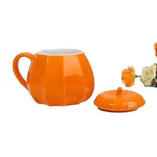 1 Piece Creative Pumpkin Shape Ceramic Mug K