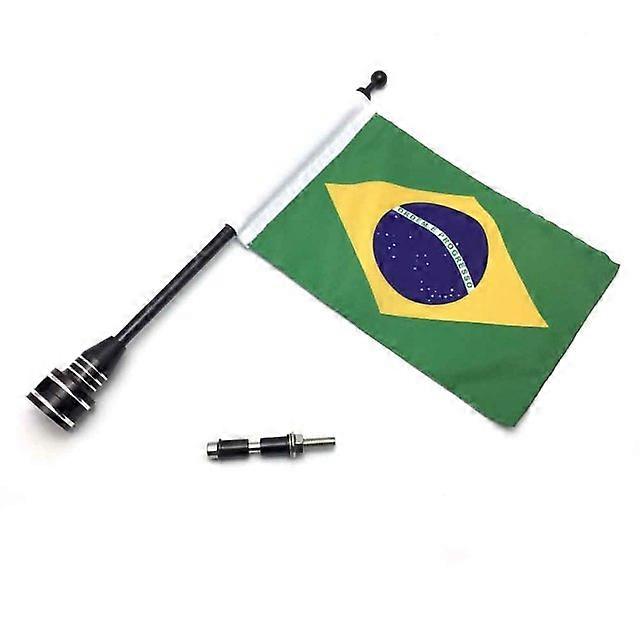 Motorcycle Rear Side Mount Luggage Rack Vertical Flag with Pole National Flag for Harley for Sportster XL883 1200 for Touring