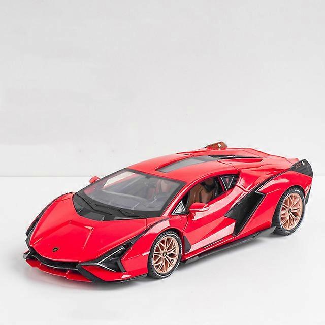 1/18 Lambor Car Model Alloy Diecast Boys Toy SIAN FKP37 Supercar 4 Door Opened With Light Collections Kids Toy