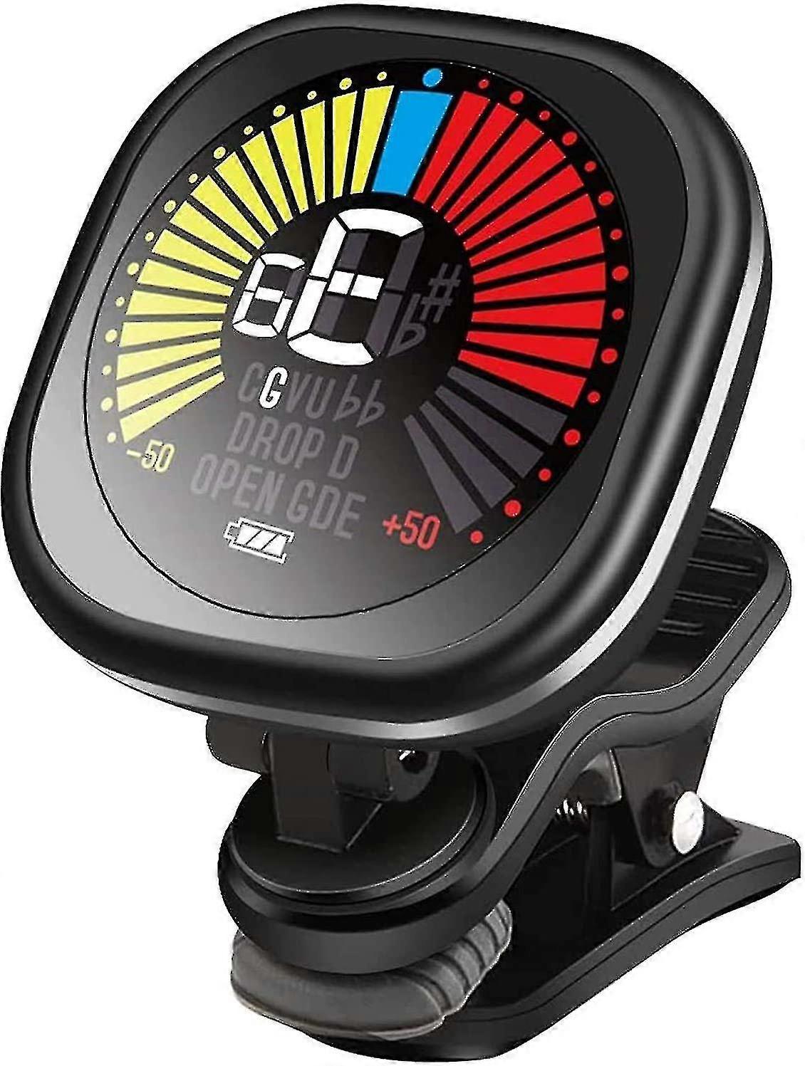 High Qualitya1 2023 Guitar Tuner Rechargeable, Clip On Tuner With Lcd Display With Guitar, Ukulele, Violin