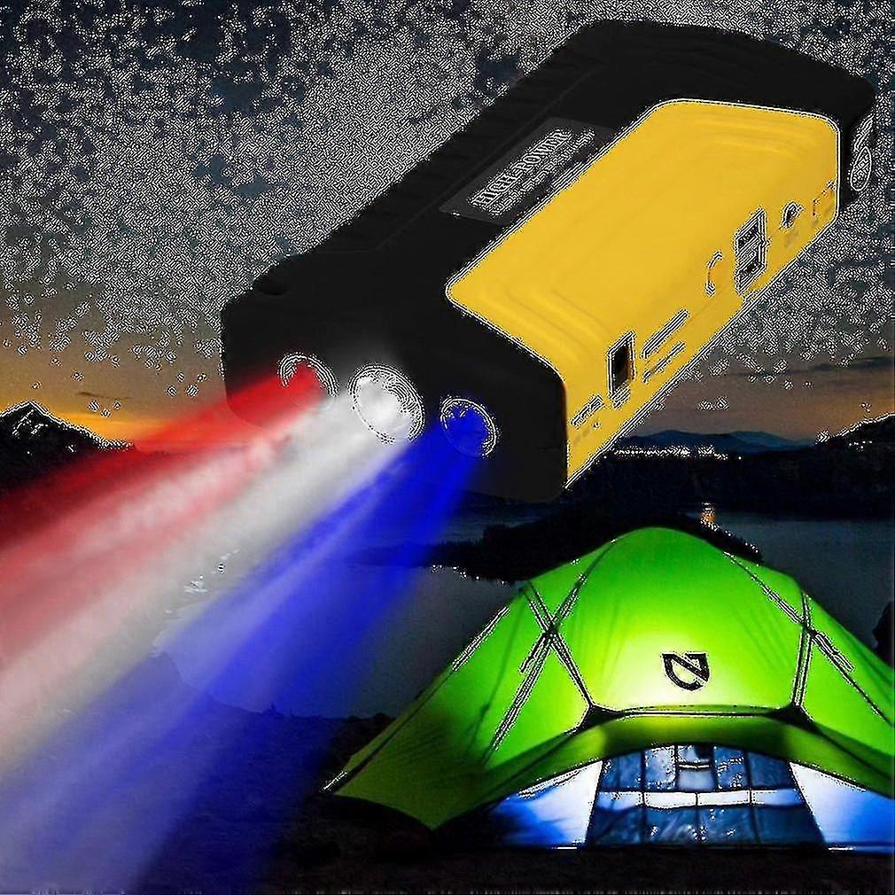 68000ma Portable Emergency Start Car Jump Starter Power Bank With Three Lights