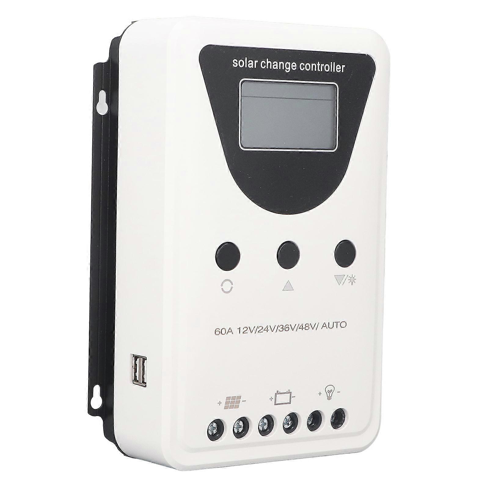 Controlador de carga solar PWM Protección del sistema de detección automática Regulador de panel solar de carga segura