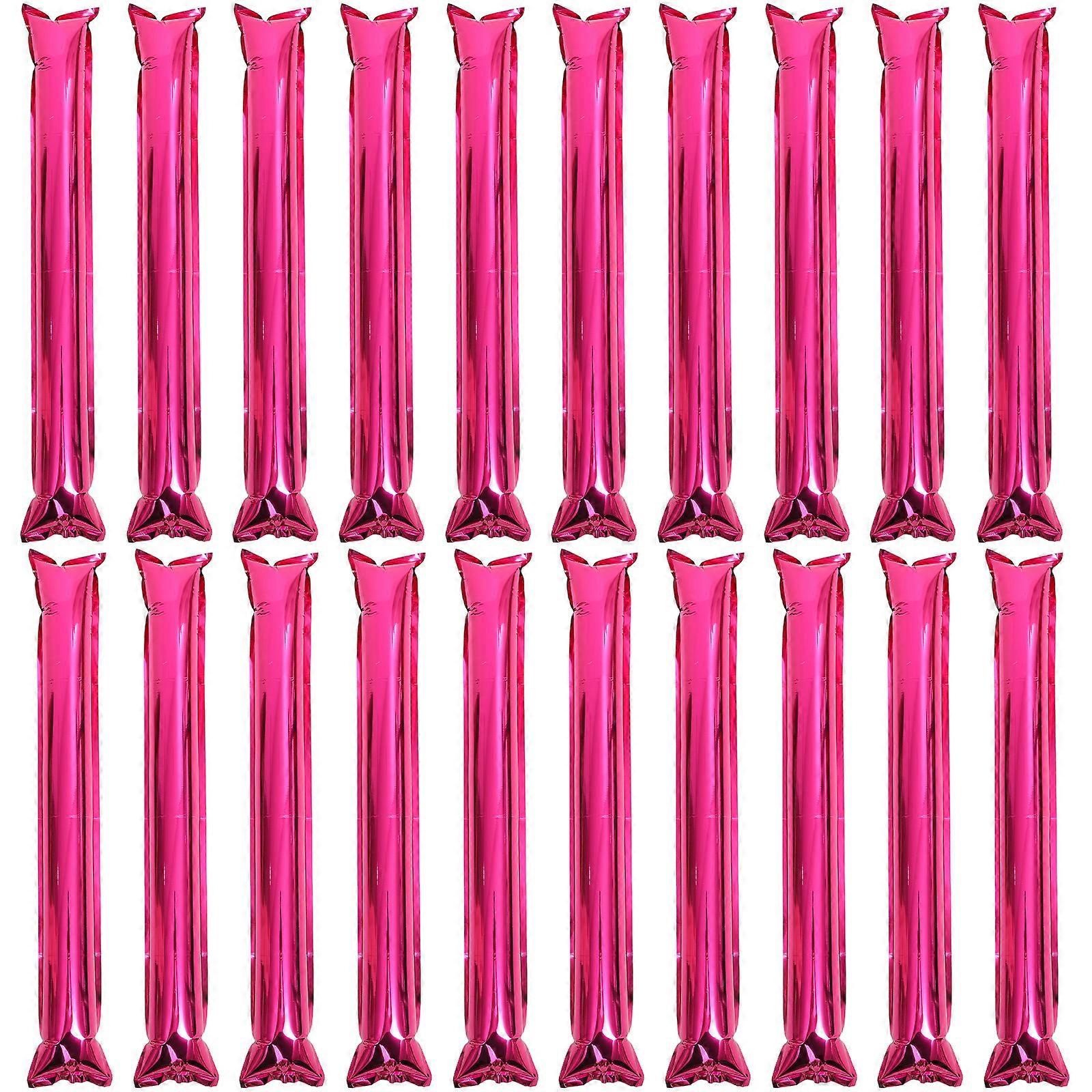 24pcs Inflatable Cheering Sticks Inflatable Noisemaker Toy Cheerleading Inflatable Sticks Props