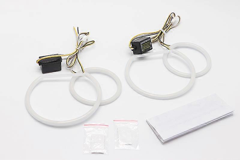 SMD القطن الخفيفة LED عيون الملاك الأبيض والأصفر DRL كيت لسيارات BMW X5 e70 2007 2008 2009 2010 2011 2012 2013