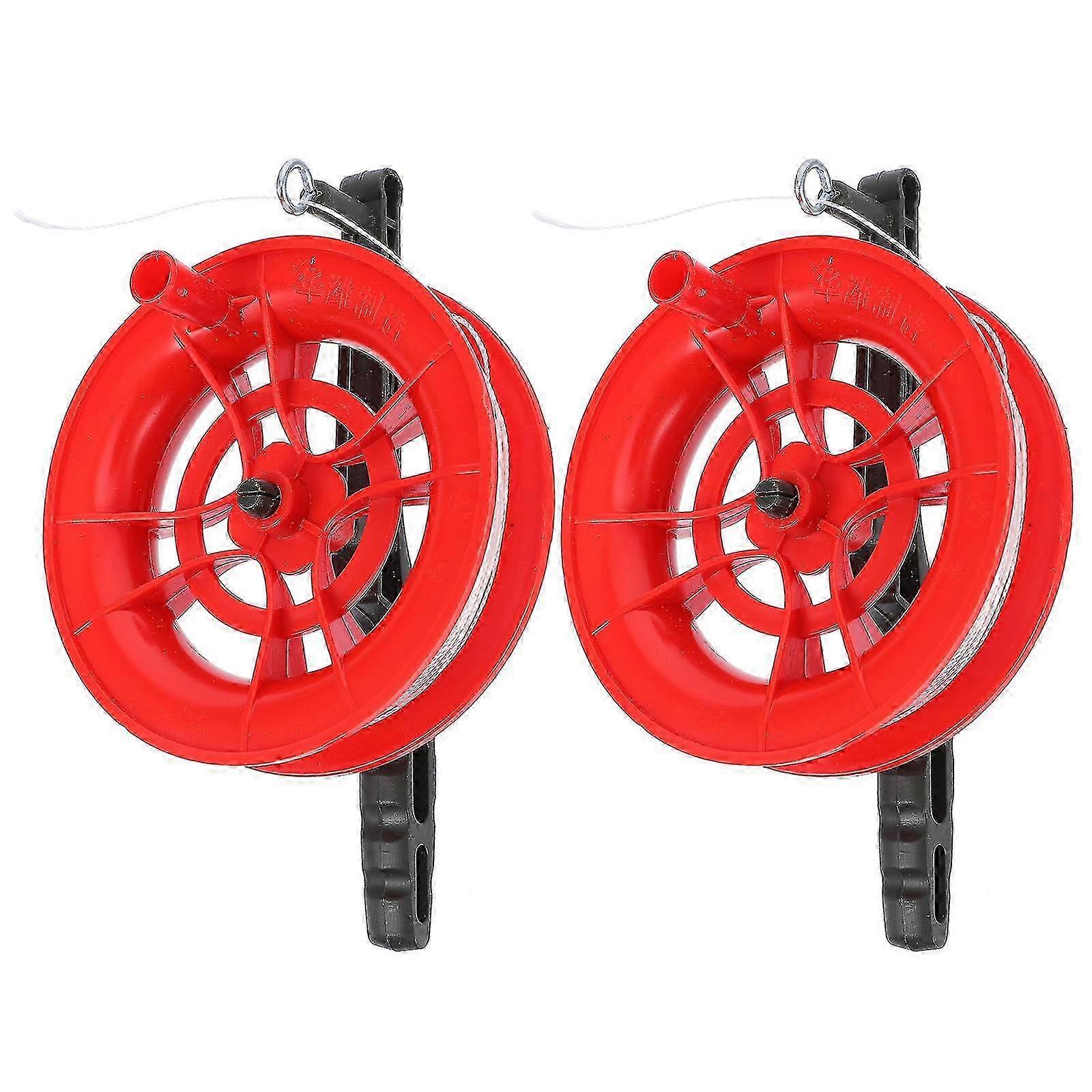 2 Stück Doitool Kite String Handle Reel Winder Reel Kite String Holder Kite Thread Winder