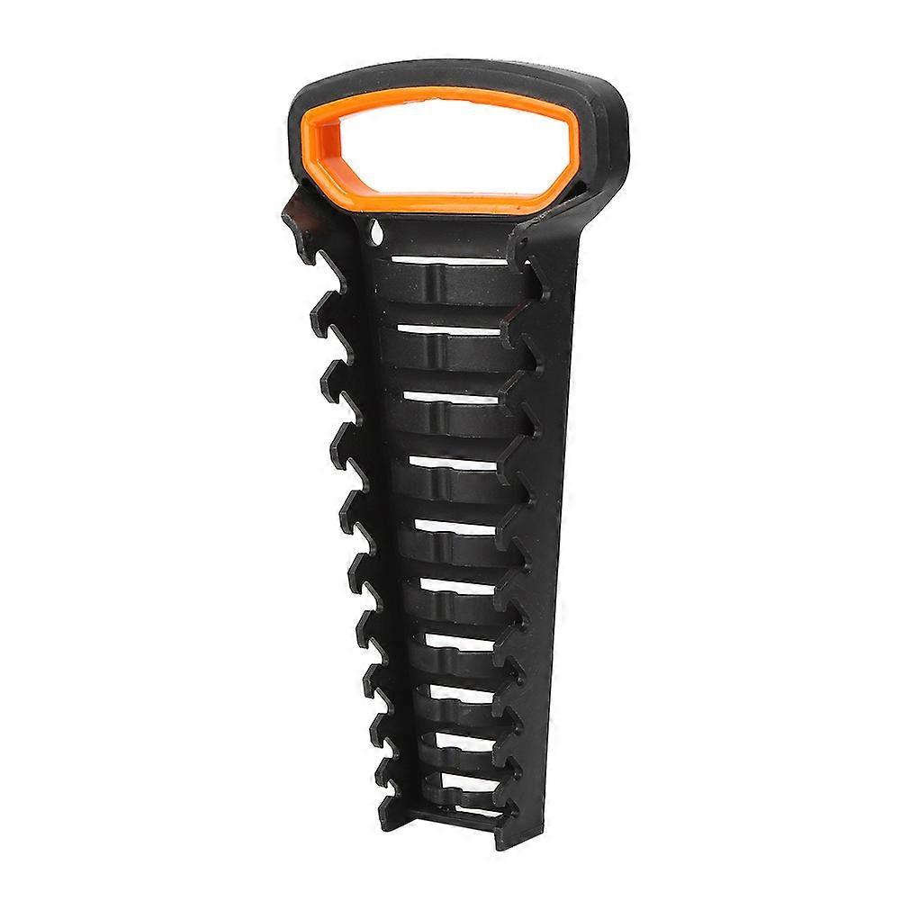 Wrench Sorter Holder Bracket Spanner Organizer Storage Tray Socket Wall Mounted Tool SelfLocking Function(10 Wrench Capacity )