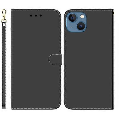 For iPhone 15 Imitated Mirror Surface Leather Mobile Phone Case