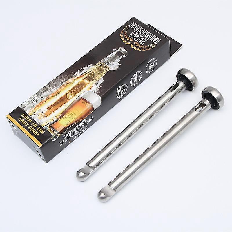 Beer Chiller Sticks for Bottles,Stainless Steel Beer Bottle Chiller Cooling Sticks Quick Chilling to Keep Drinks Cold, for MenBeer Lovers Beer Chiller