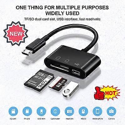 Type-C Adapter TF CF SD Memory Card Reader OTG Writer Compact Flash