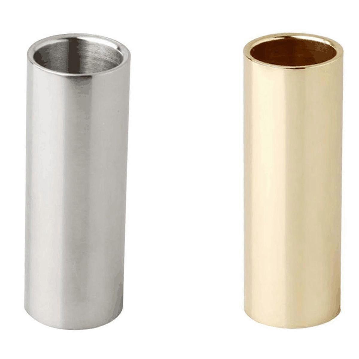 Stainless Steel Metal Guitar Slide Slider Finger Knuck String Slides Tone for Guitar String Instrum