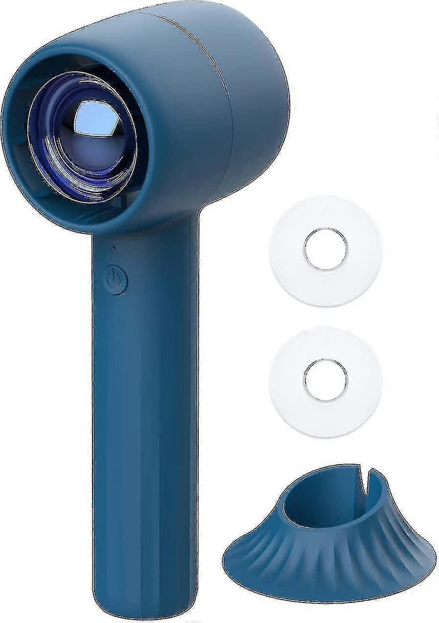 Mini Handventilator Mit Aromatherapie, Ha1 Tragbarer Ventilatoren Usb Mit Wiederaufladbare Batterie 2000mah, 3 Geschwindigkeiten Mit Schreibtischbasis
