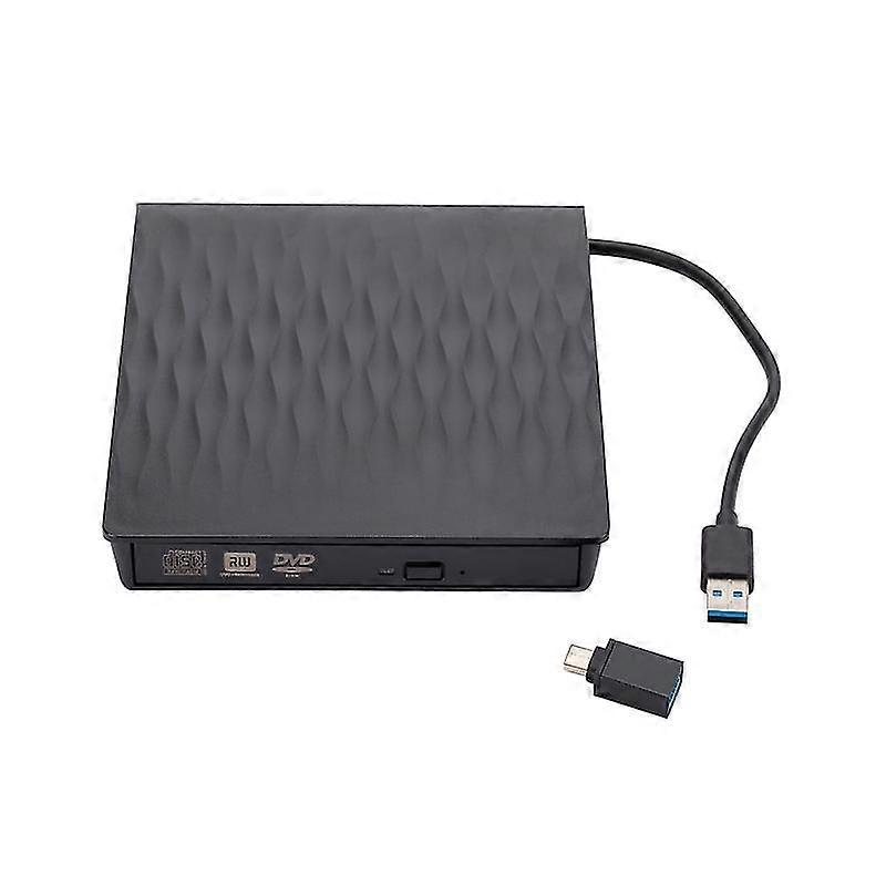 External Usb 3.0 Dvd Rw Cd Writer Slim Portable Drive Burner Reader Cd Player