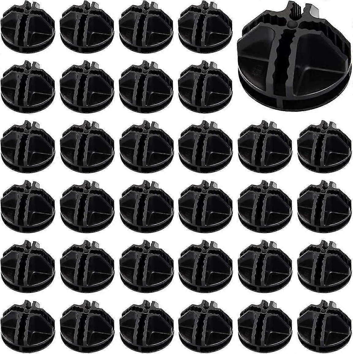 Plastic Cube Connector, 70 Pieces Black Storage Cube Connector Plastic Portable Furniture Fitting For Storage Shelf Cube Cabinet Locker Organizer