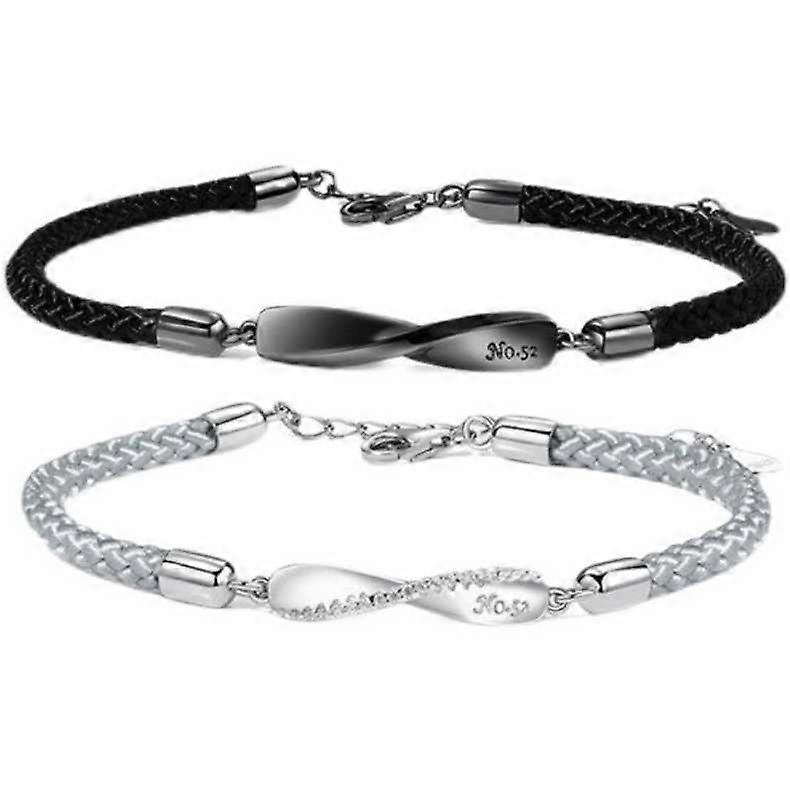 2pcs Couple Bracelet Small Woven Bracelet