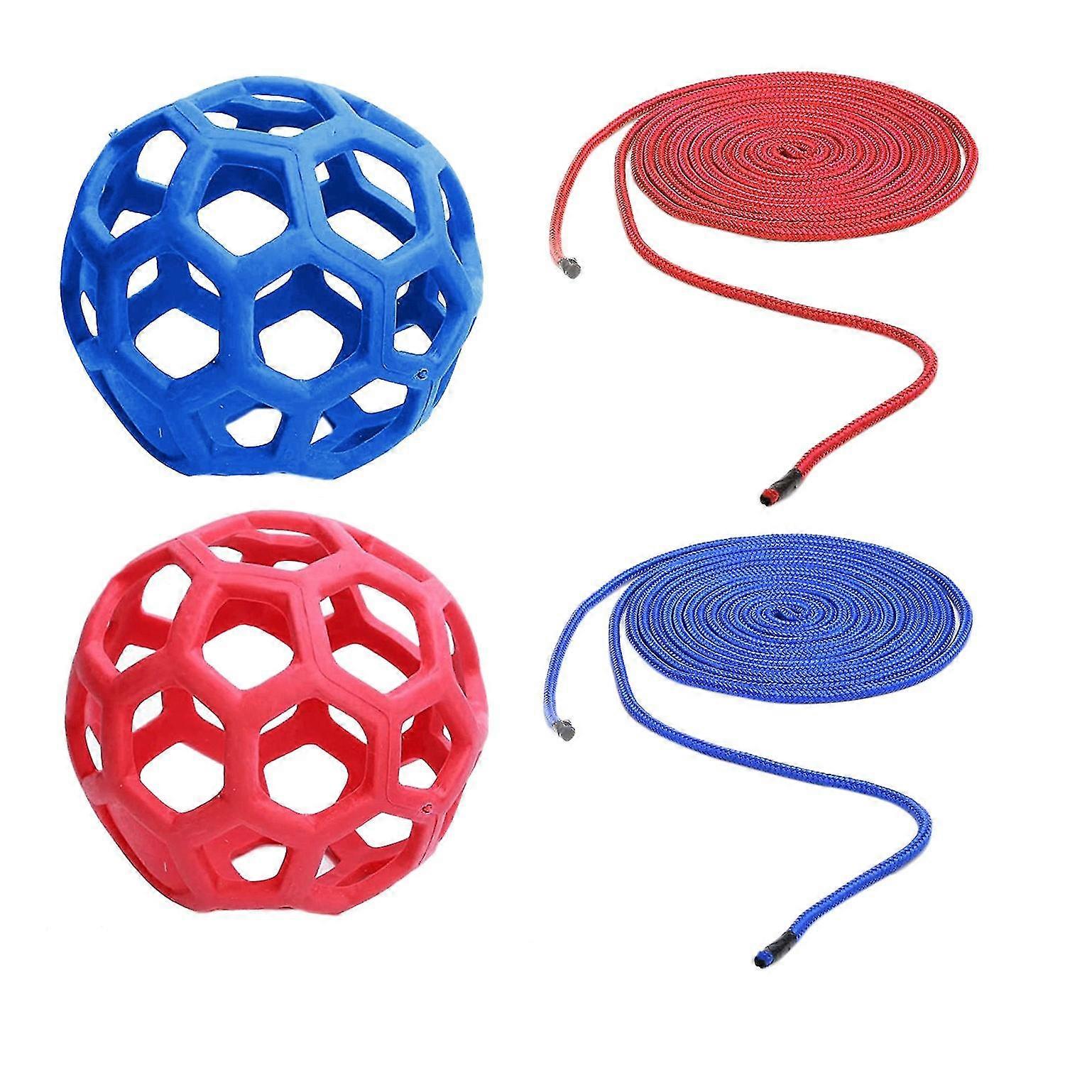 2 Förpackningar Häst Behandla Boll Hay Play Ball, get Hay Ball Hängande Utfodringsleksak För Får Häst Getfoder Feede-Yvan
