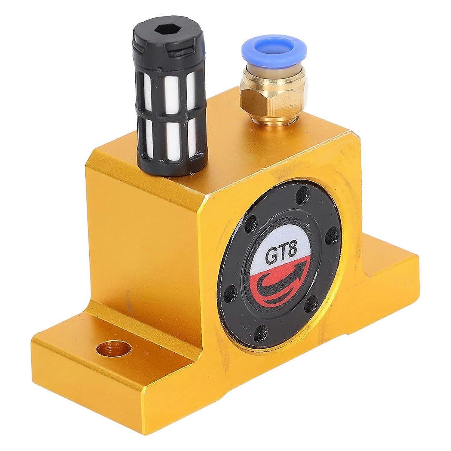 1/8 NPT Pneumatic Vibrator, Air Compressor Accessory Provide Inline Vibration for Sandblaster Cabinet Hopper Industrial Machine