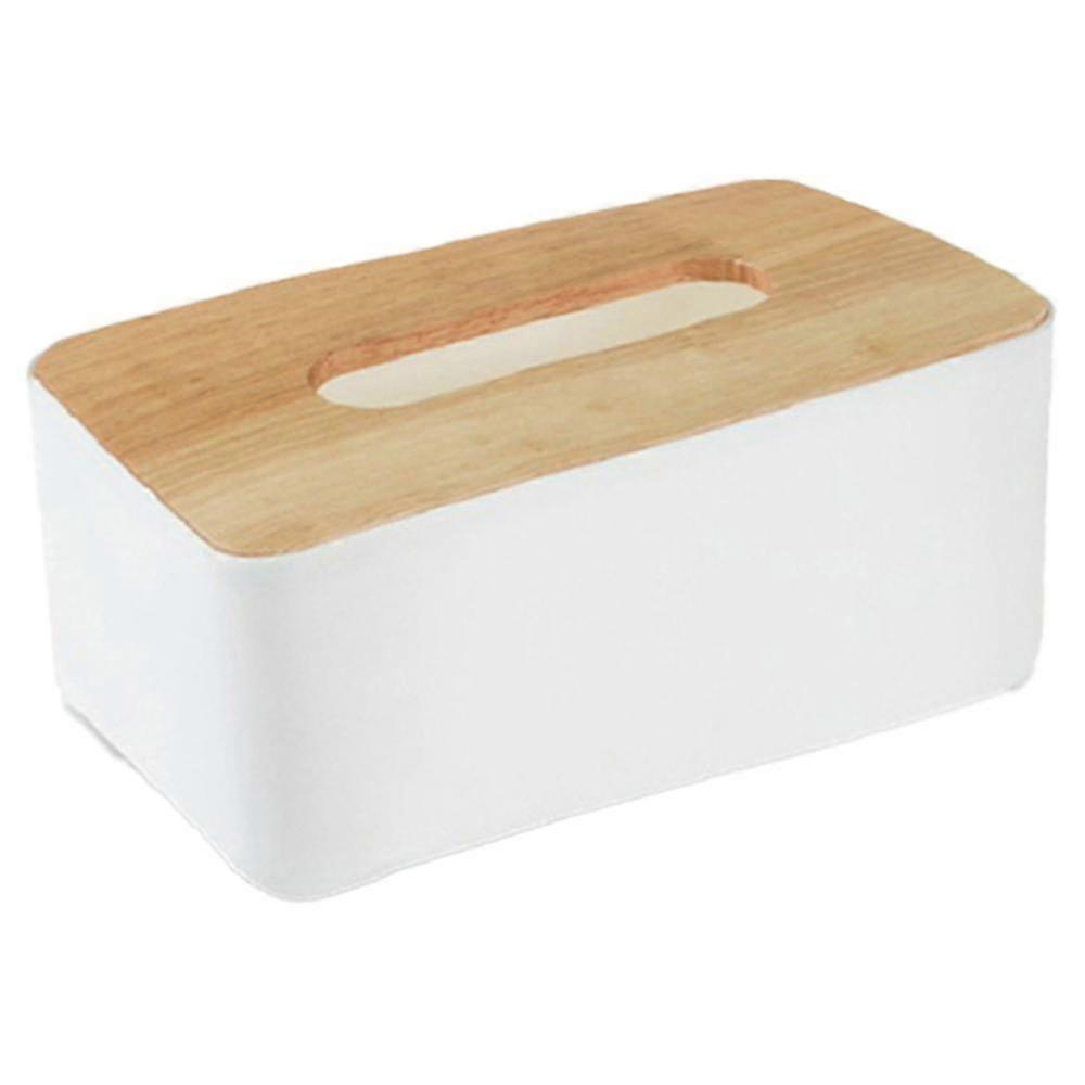Wooden Rectangular Tissue Box Holder