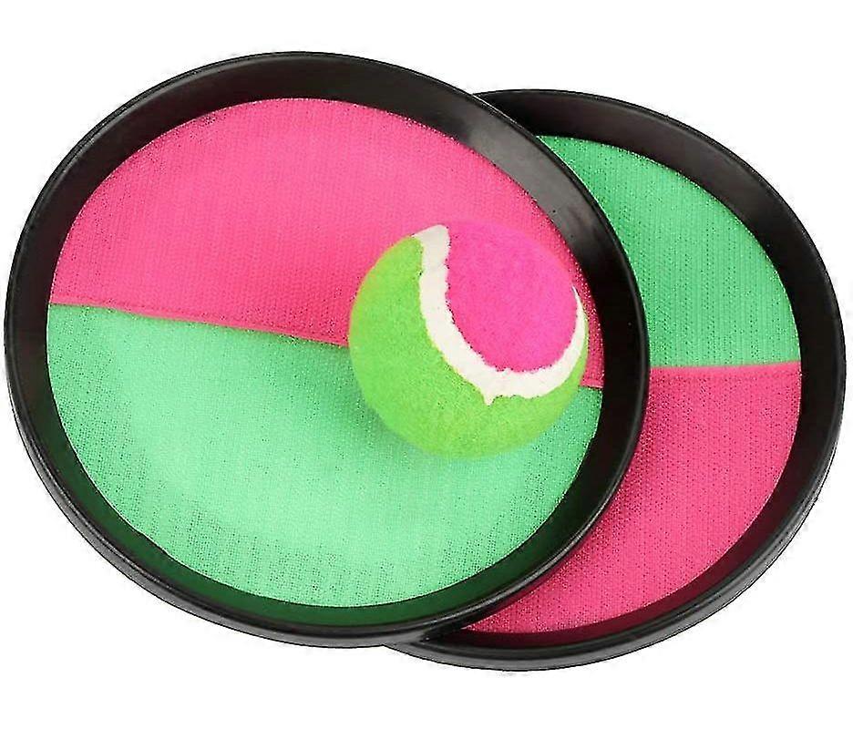 Self Stick Paddle Tennis Toy Toss & Catch Sports Ball Game Set