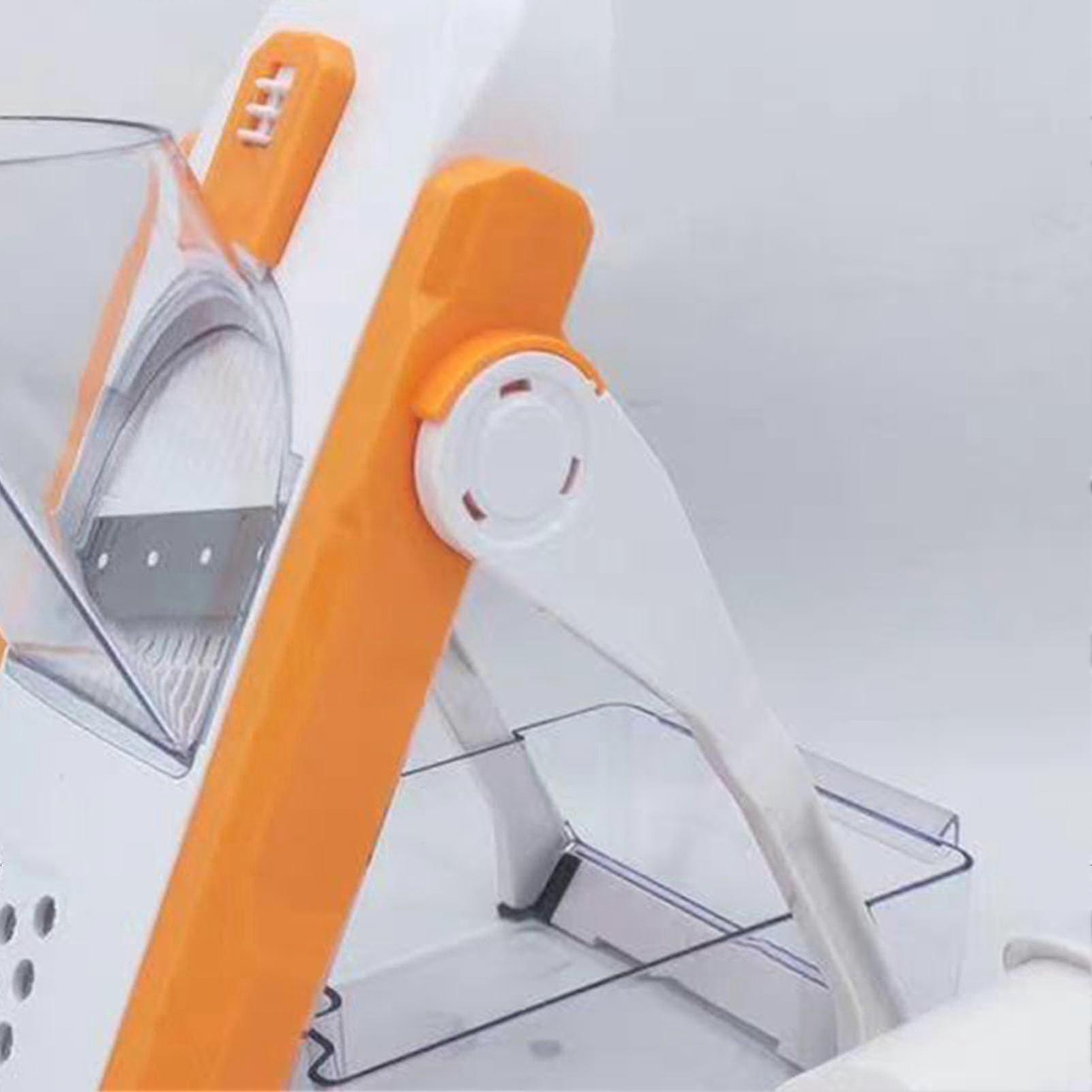 Mandoline Slicer Ergonomic Design Multi-function Abs Fruits Potatoes Cutting Machine Kitchen Gadget-size,coloragreen