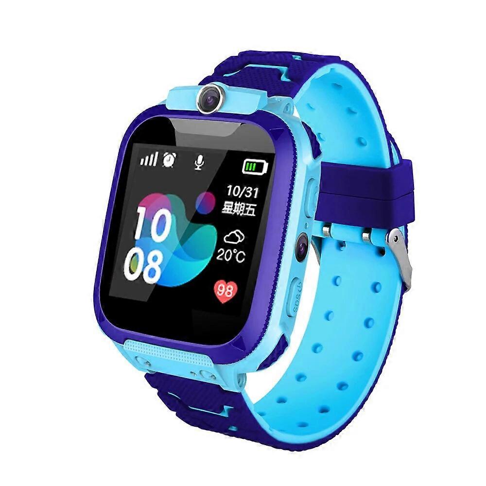 2G SIM Card SOS LBS Location Kids Smart Watch Phone Games 12 Languages Alarm Voice Chat Call Children Smartwatch Camera Clock