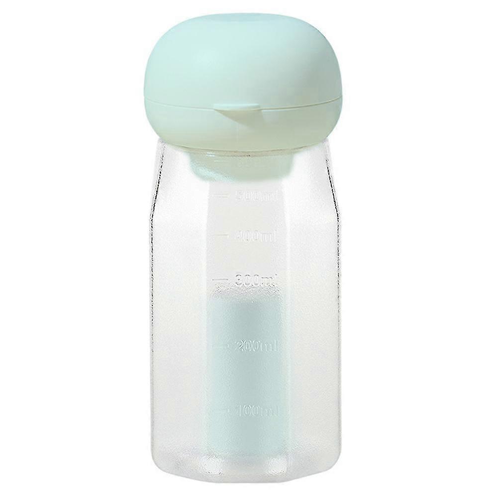 Bottiglia d'acqua portatile per animali domestici 600ml Distributore di acqua per cani di grande capacità con scala