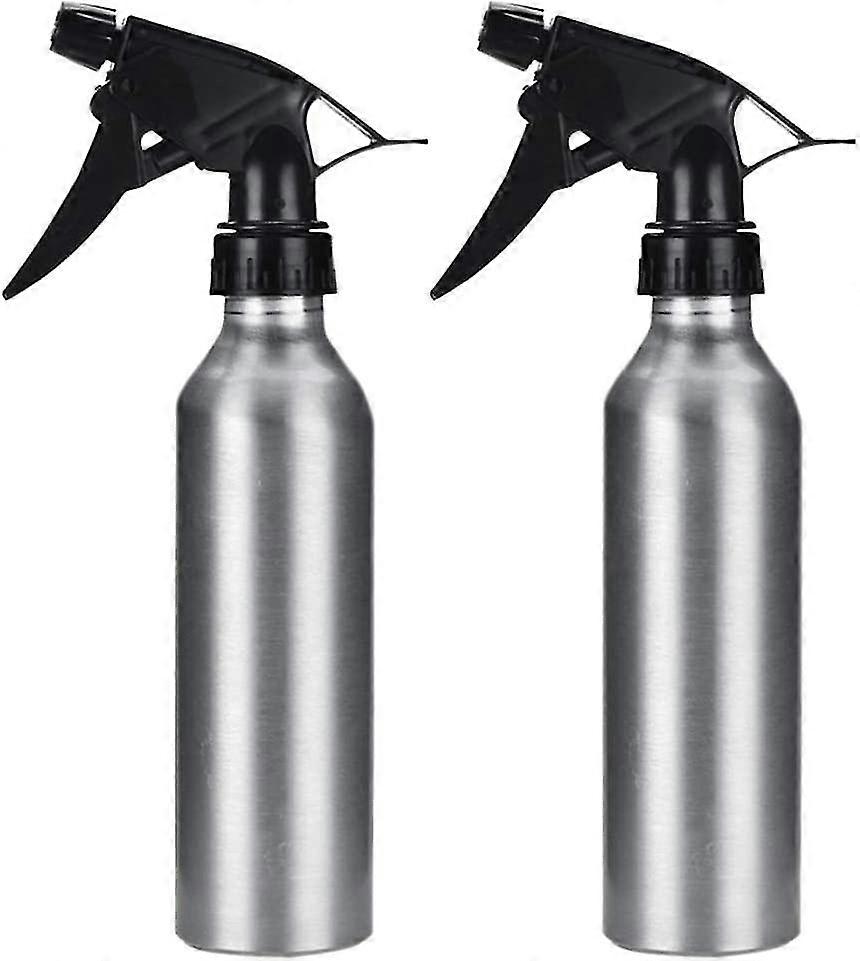 2pcs Acsergery Gift Aluminium Alloy Empty Spray Bottles Trigger Water Sprayers50ml