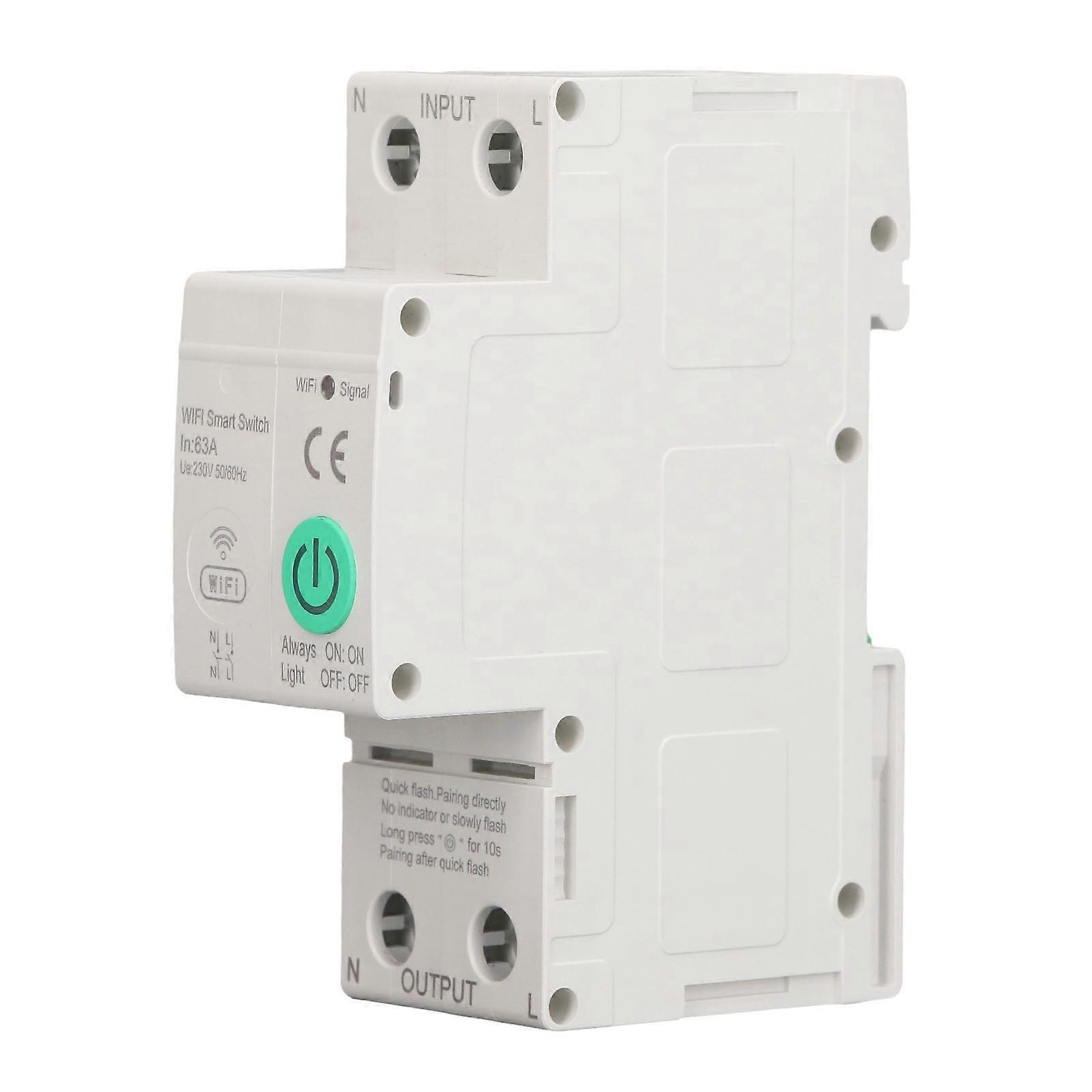 Smart Metering Leakage Switch Remote Control Sensitive 63A 2P Electrical Monitoring Circuit Breaker AC230V