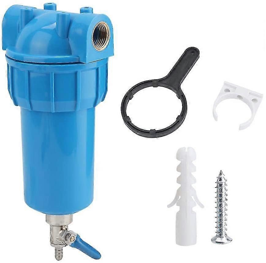 Home Water Filter G1/2 Faucet Water Filter System, Home Prefilter Backwash Water Filter Mesh Filtering