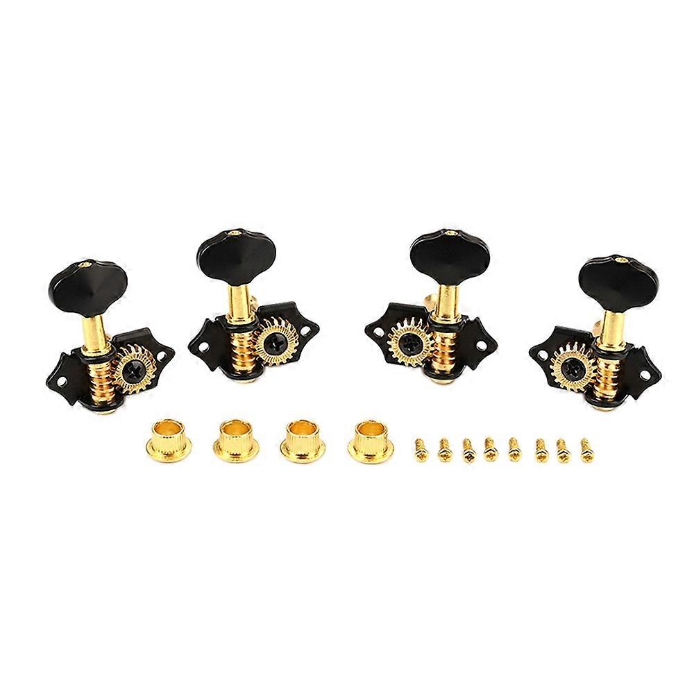 2R2L Vintage Open Gear Ukulele 4 String Guitar Tuning Pegs Keys Tuners Machine Guitar Accessory