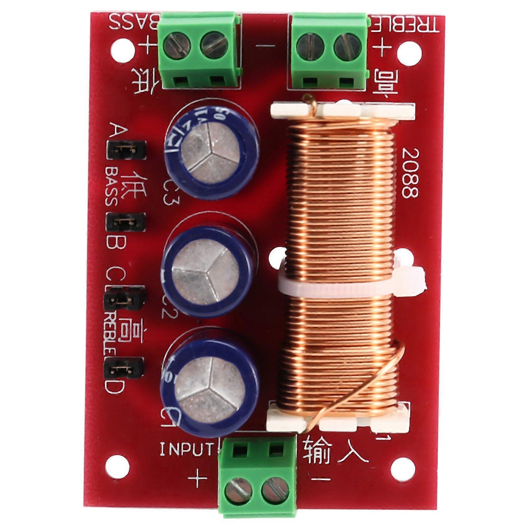 YLY-2088 Audio Frequency Divider 400W Adjustable 2 Way Crossover Filters Full Range Treble Frequenc