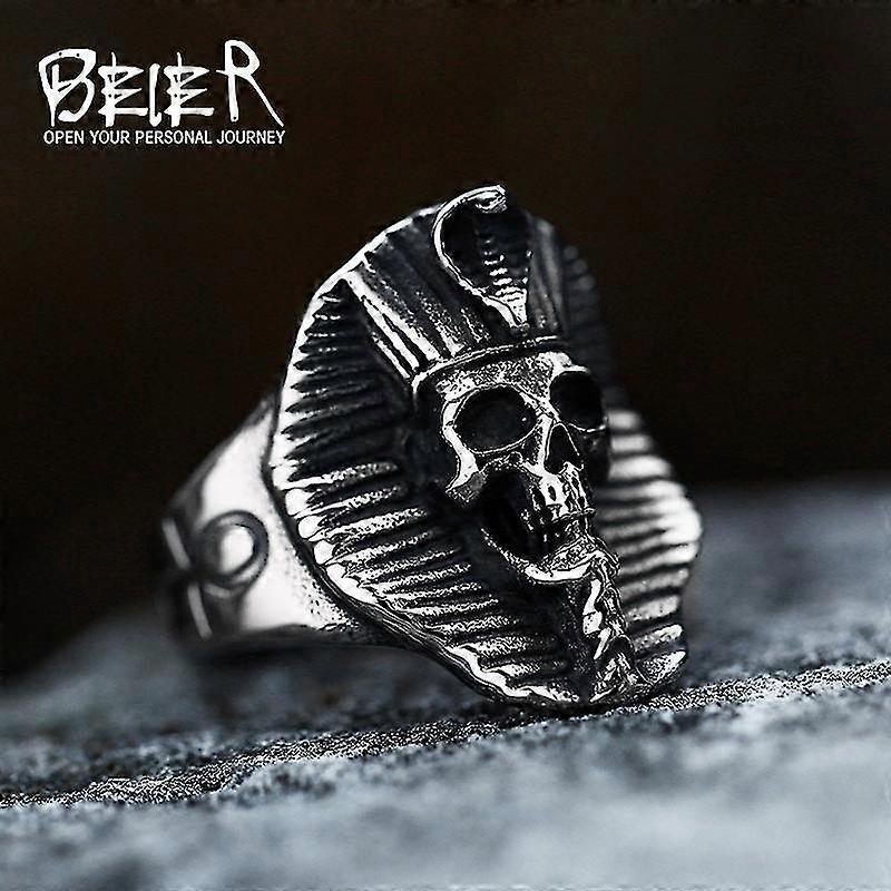 Nueva moda Egipto Tutankamón anillo faraón egipcio momia calavera