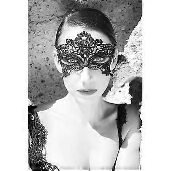 Venezianische Spitzen-Maske Mit Schleier – Augenmaske Für Karneval, Halloween, Maskenbälle & Kostümpartys