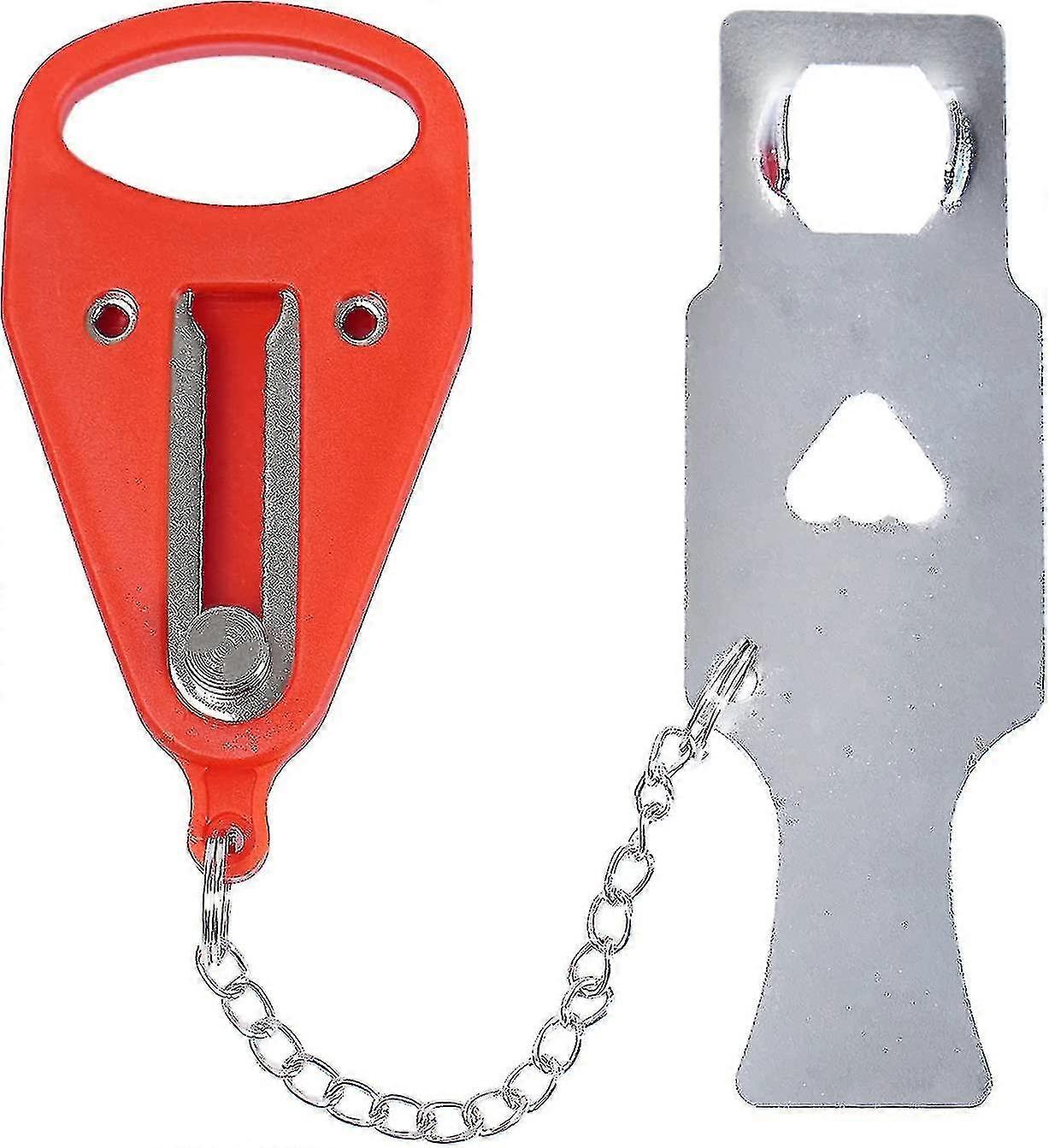 Travel Door Lock - Portable Security Door Lock For Hotel Room Door | Install Portable Door Lock In Seconds | Easy-to-use Portable Door Security For Ho