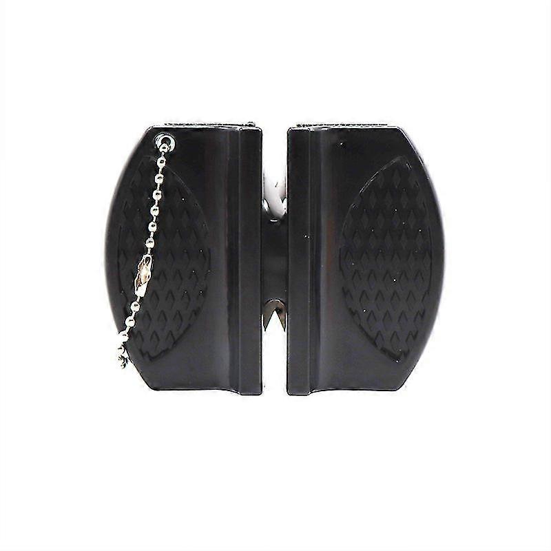 Black-two Slot Sharpening Tool For Kitchen Quick Sharpener Portable Small Abradable Coarse Sharpener