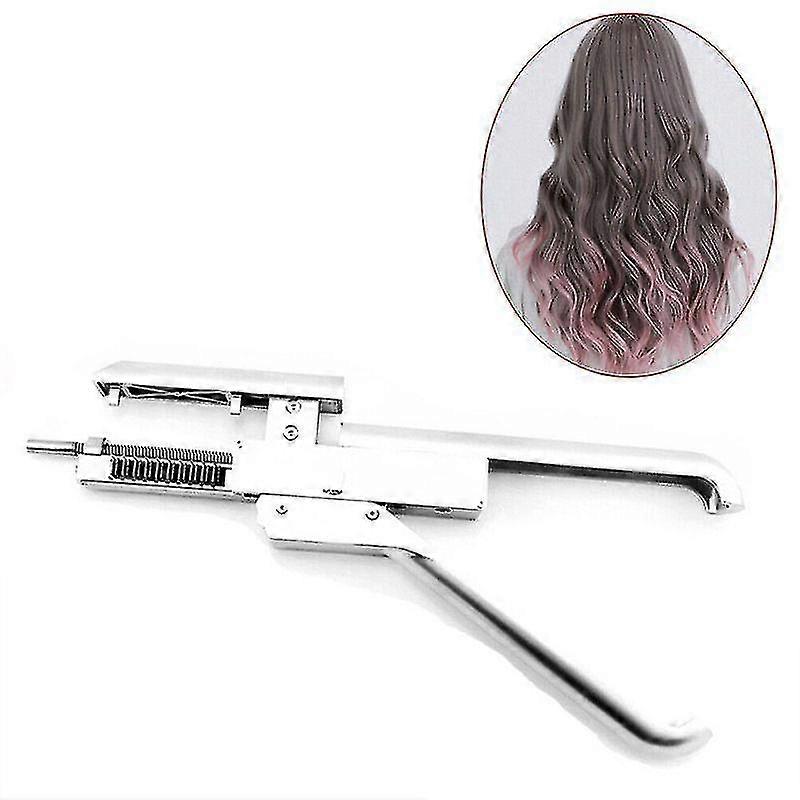 6d Hair Extension Machine Set Natural Salon No-trace Easy & Fast Connector Tools