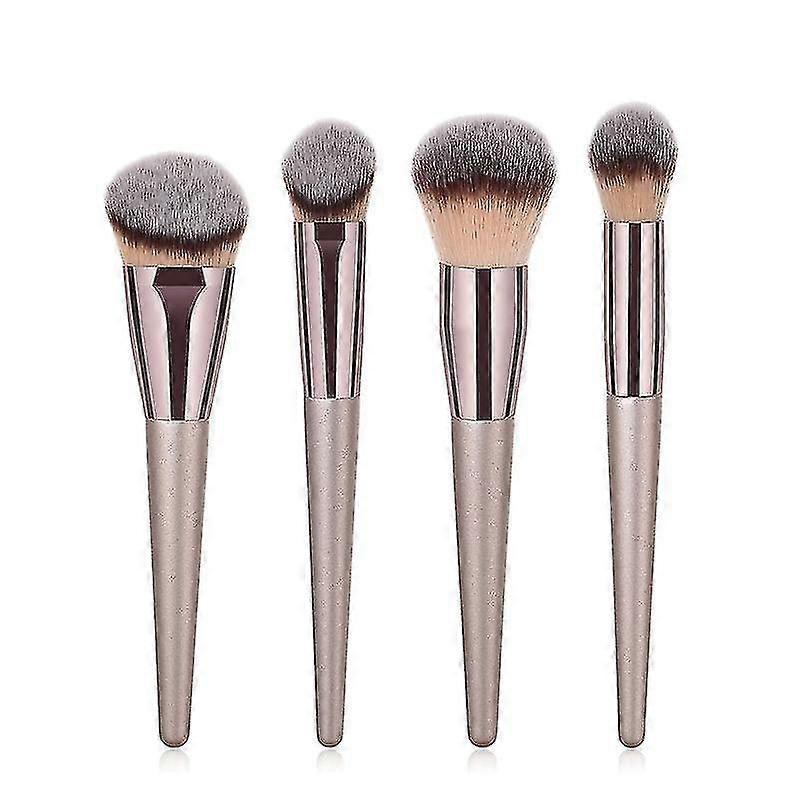 4-piece Champagne Makeup Brush Set