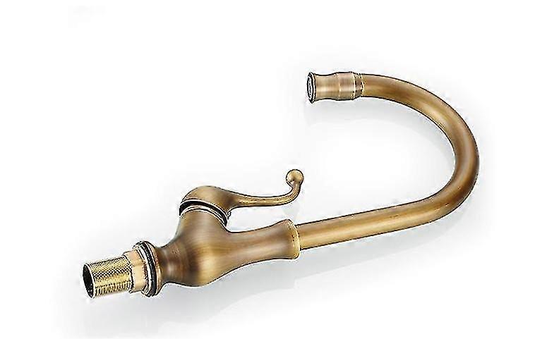 Rubinetto retrò caldo e freddo oro semplice ottone rubinetto