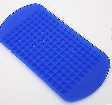 160 Small Ice Maker Tiny Ice Cube Trays Clate Mold Mould Maker For Kitchen Bar Party(blue)