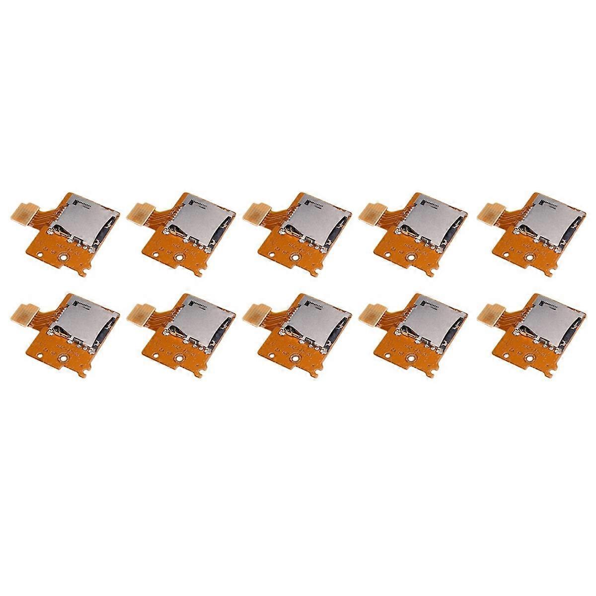 10Pcs micro-sd TF Card Slot Reader Board for Switch NS NX Console Replacement Multifunction Accessory
