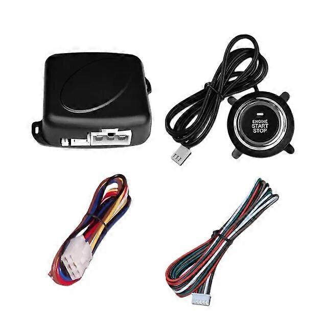12V Car One Key Start System Automatic Ignition Keyless Start System Remote Control Smart Engine Start System Car Accessories