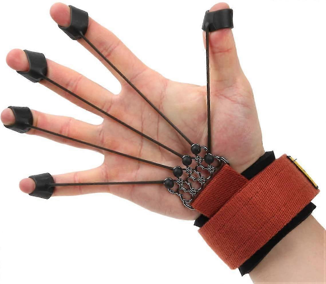 Finger Extensor Exerciser Hand Resistance Band Strength Trainer