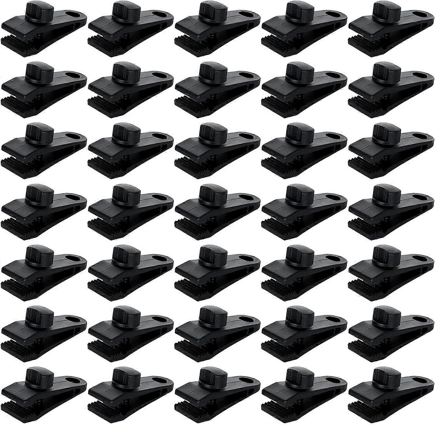 Pack of 30 Tent Tarp Clips, Locking Tarp Clamp for Awning Fixing Camping Shade Cloth Pool Tarpaulin
