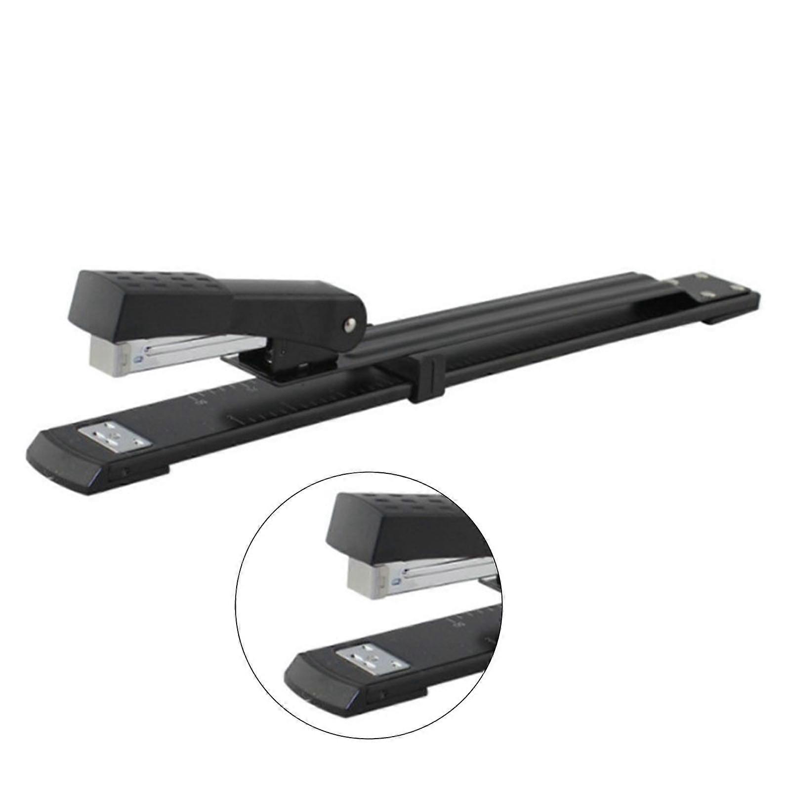Stapler Desktop Large Capacity Metal Long Arm Handheld Paper Stapler compatible Office School