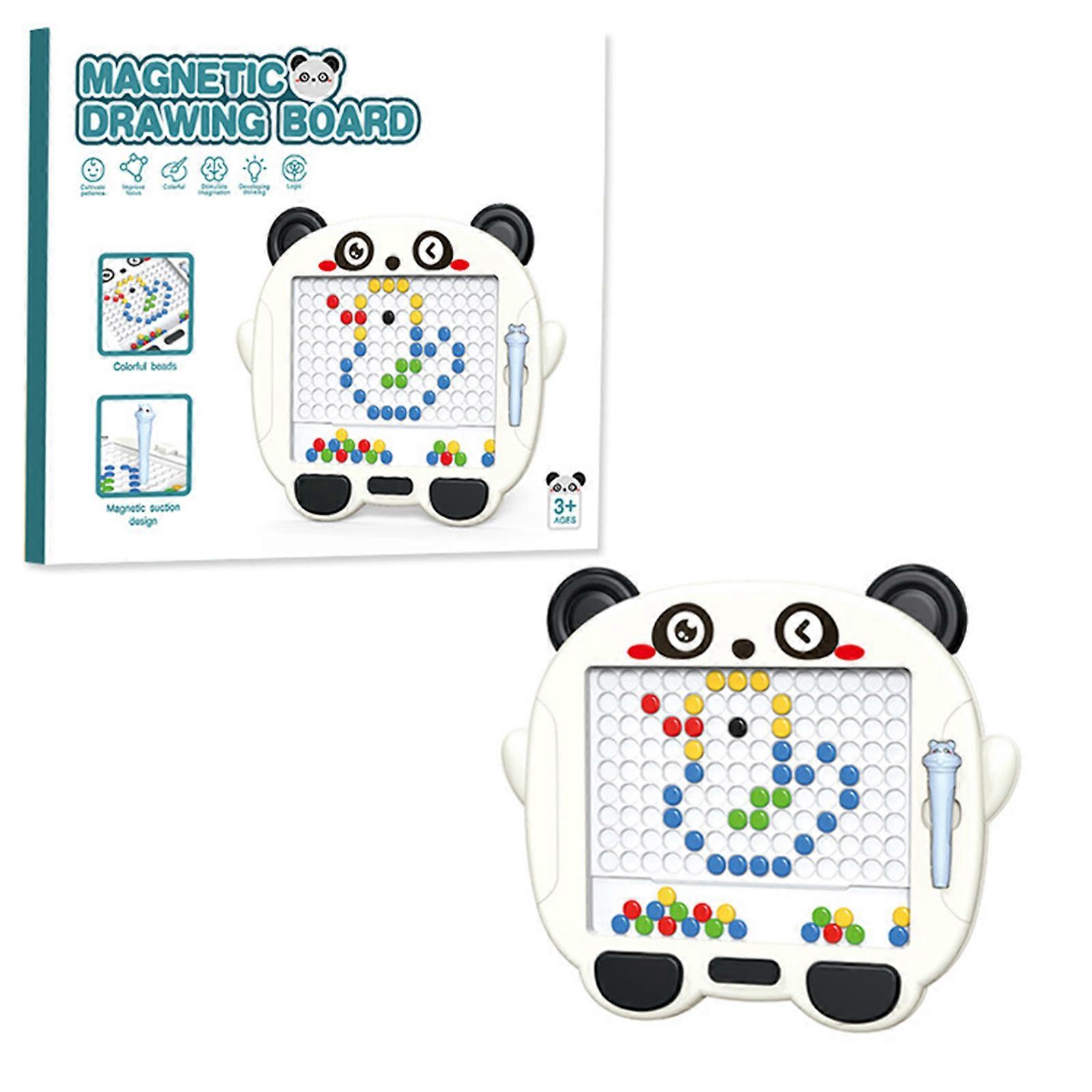 Drawing Board Educational Writing Improve Concentration With Colorful Beads And Stylus Sturdy Scribble Board
