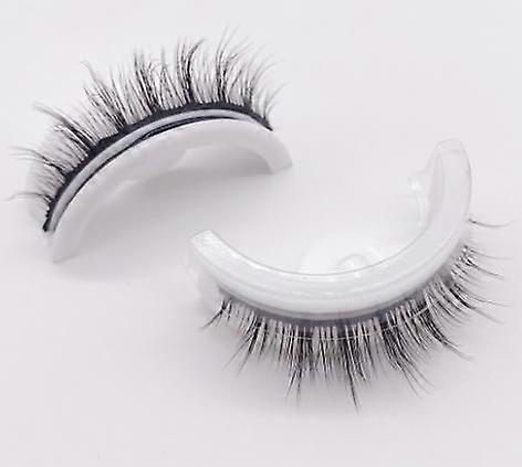 Reusable Adhesive Eyelashes, False Lashes 3d Self Adhesive False Eyelash Easy To Put On Natural Fake Eyelashes