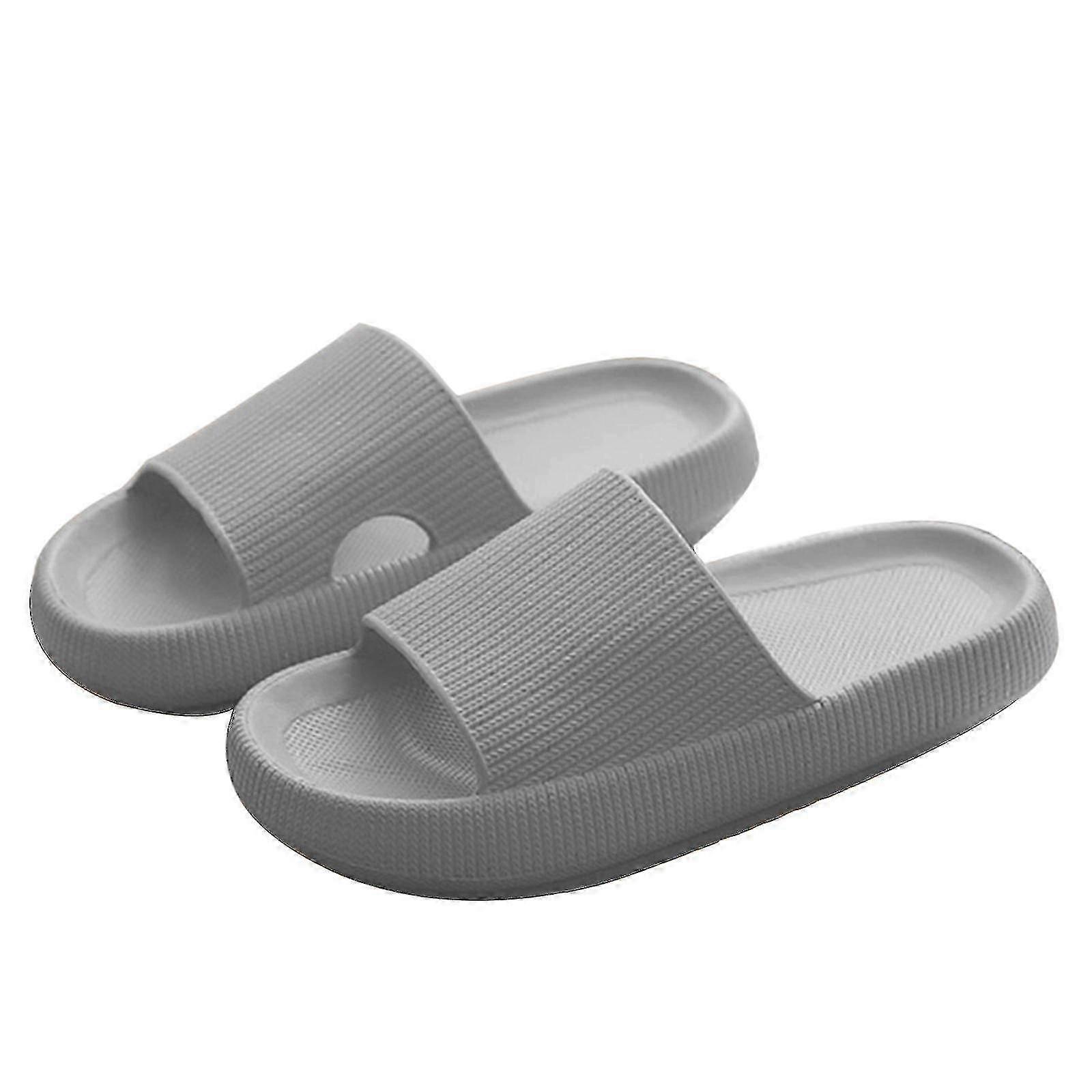 Non-slip Ultra-soft Slippers 4cm Eva Flip Flop Athletic Sl For Bath Home