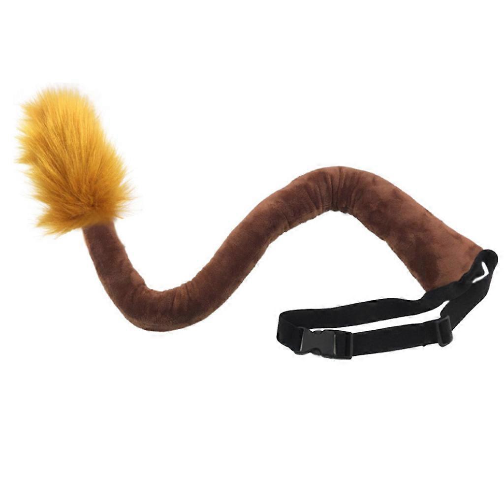 35 بوصة أفخم الحيوان الذيل زي الأسد النمر حمار وحشي كوسبلاي الغابة حزب اللوازم