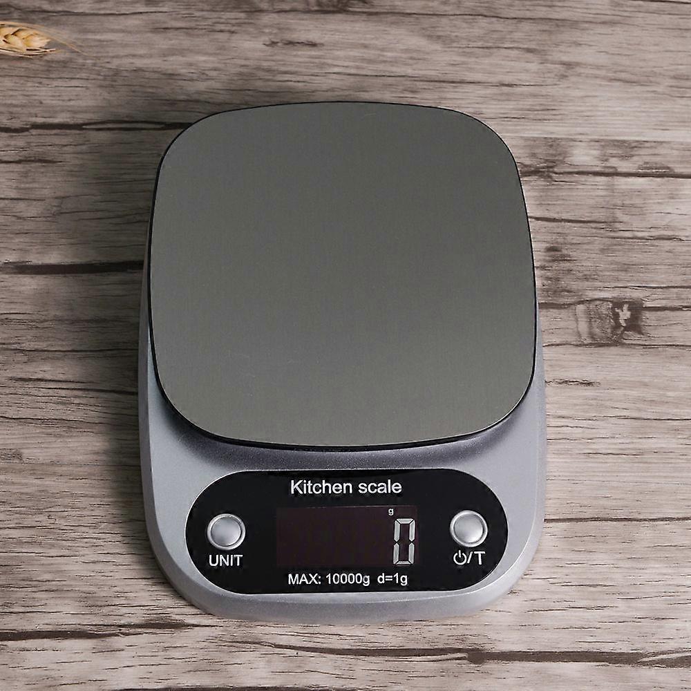 Dww-Digital Pastry Kitchen Scale - From 1g to 10kg - Stainless Steel - High Precision - LCD Screen, Automatic Shutoff, Battery Included