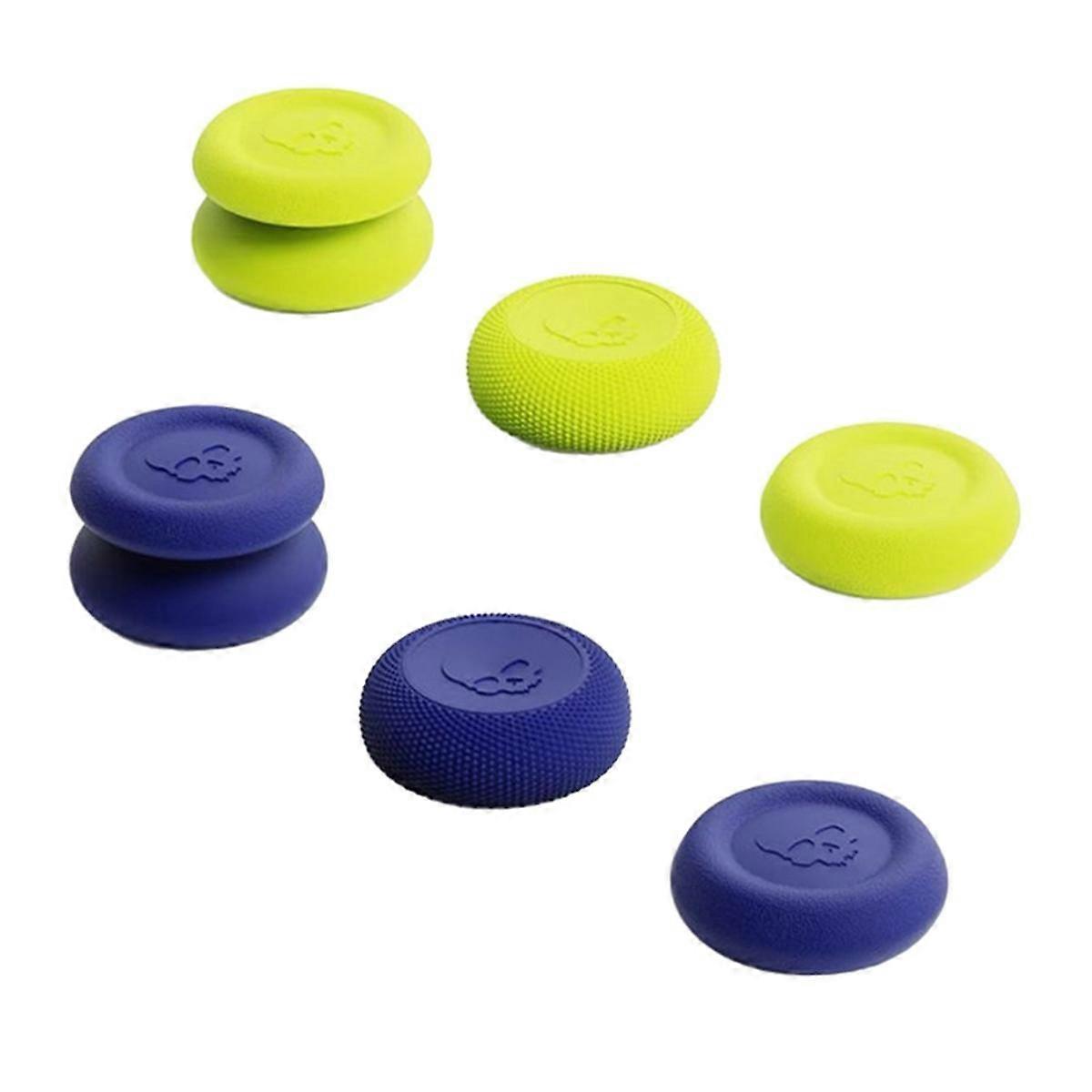 Lot de 6 capuchons de joystick pour manette PRO, jaune et bleu