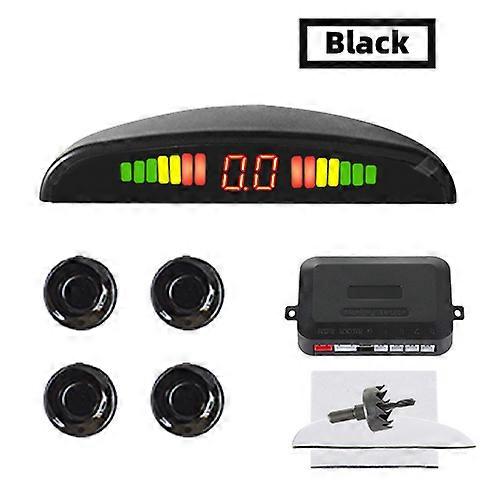 Parking Sensor Car Parking Kit LED Display 4 Sensors 22mm Backlight Reverse Backup Radar Monitor System 12V 8 Colors